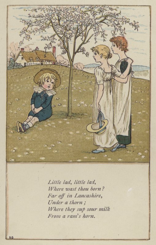 Rapazinho, rapazinho (cor litho) de Kate (after) Greenaway