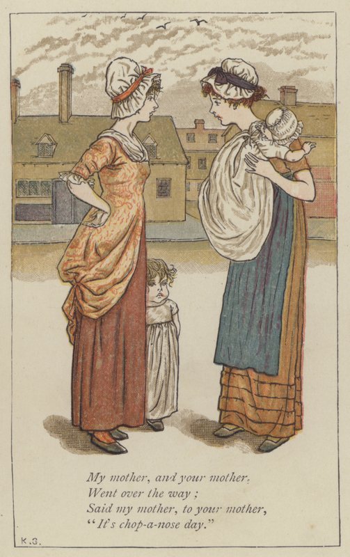 A minha mãe, e a tua mãe (cor litho) de Kate (after) Greenaway
