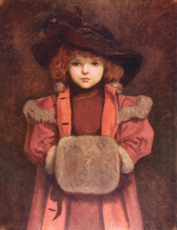 A mufla, inacabada (litografia a cores) de Kate (after) Greenaway