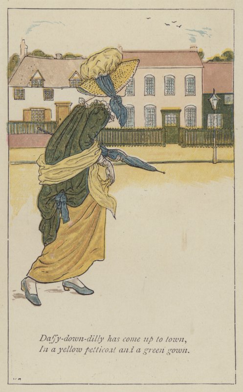 Daffy-down-dilly chegou à cidade de Kate Greenaway