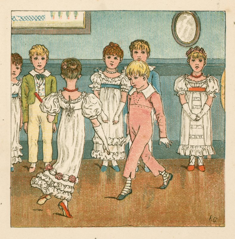 Aula de dança de Kate Greenaway