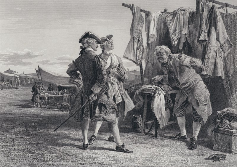 Ilustração para O Pirata de Sir Walter Scott (gravura) de Keeley Halswelle
