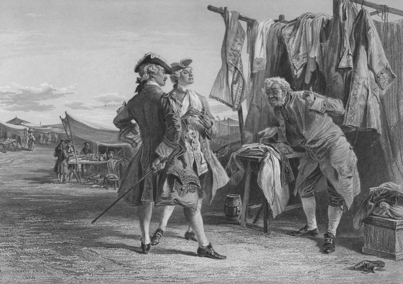 A briga entre o Pedlar e Cleveland na Feira de Kirkwall de Keeley Halswelle