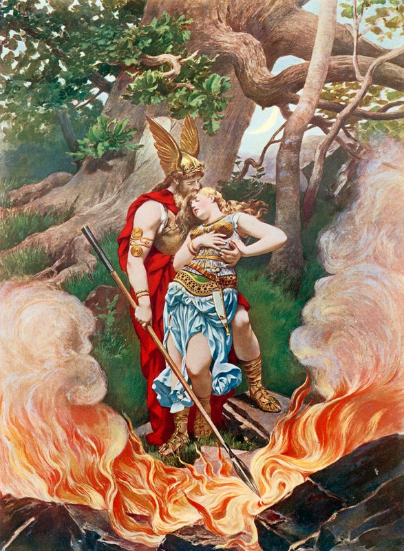 Valkyrie, ato III cena ii de Konrad Dielitz