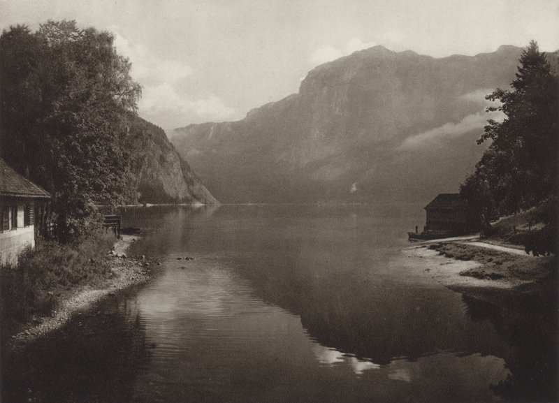 Altausseer See (foto p/b) de Kurt Hielscher