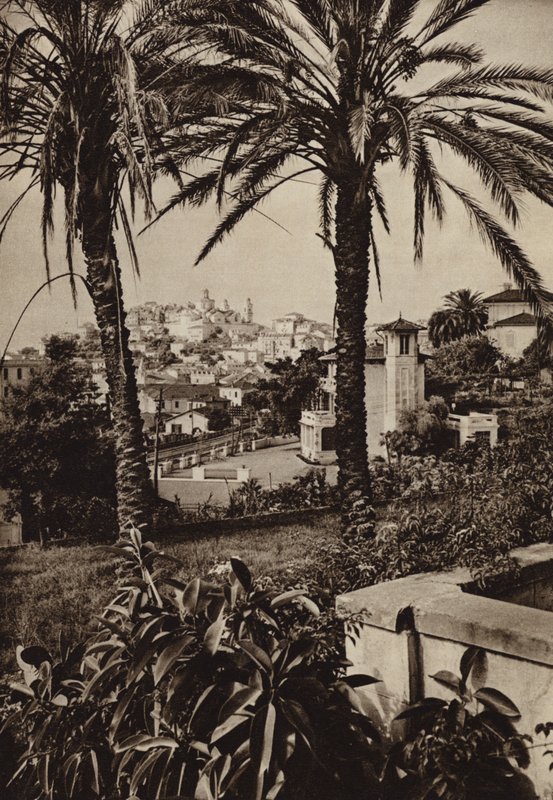 Itália: Porto Maurizio, Riviera (foto a p/b) de Kurt Hielscher