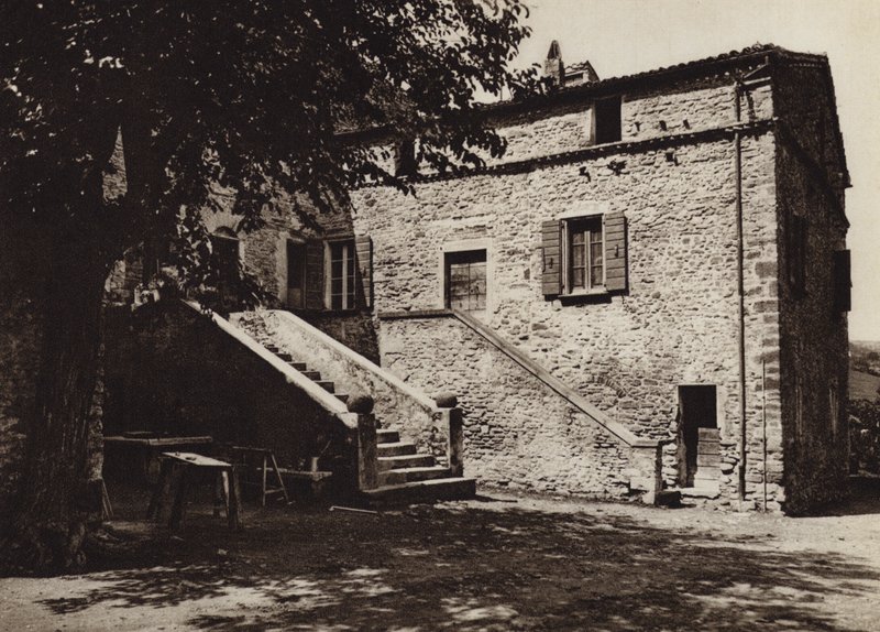 Itália: Predappio, Casa natale del Duce (foto a p/b) de Kurt Hielscher