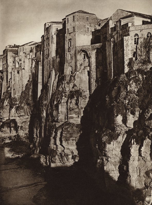 Itália: Tropea (foto a p/b) de Kurt Hielscher