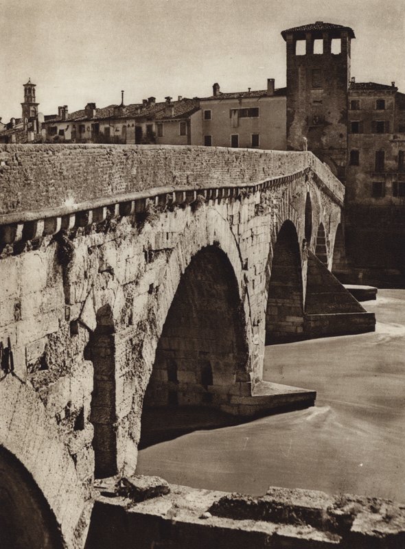 Itália: Verona (foto a p/b) de Kurt Hielscher
