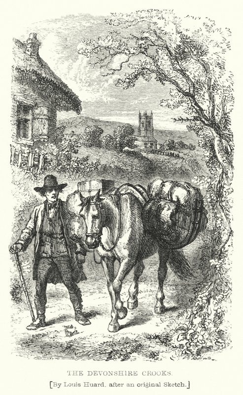 Os Crooks de Devonshire (gravura) de L. Huard