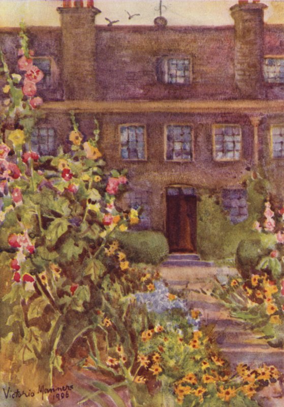 Grey Coat School, Westminster (lito a cores) de Lady Victoria Marjorie Harriet Manners