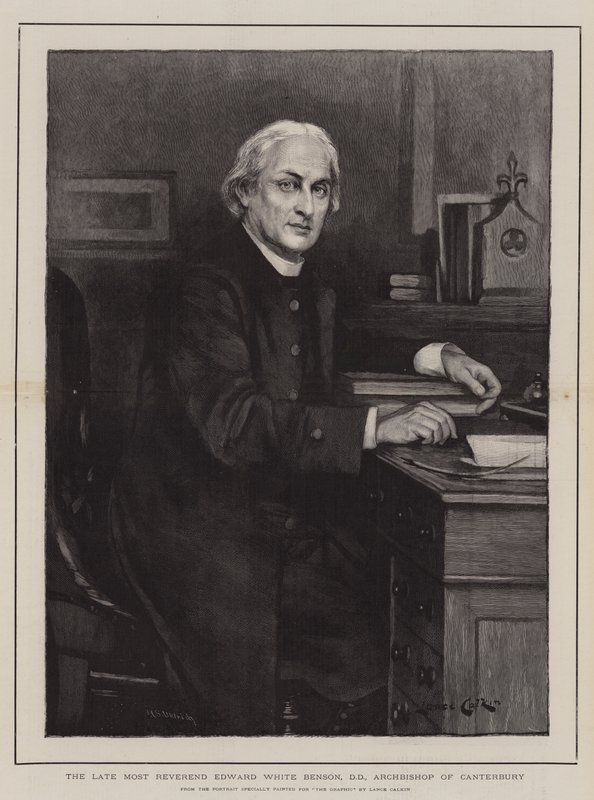 O Reverendíssimo Reverendíssimo Edward White Benson, DD, Arcebispo de Canterbury de Lance Calkin