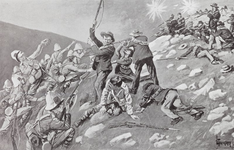 Carga dos Inniskillings, Batalha das Colinas de Tugela de Lance Thackeray
