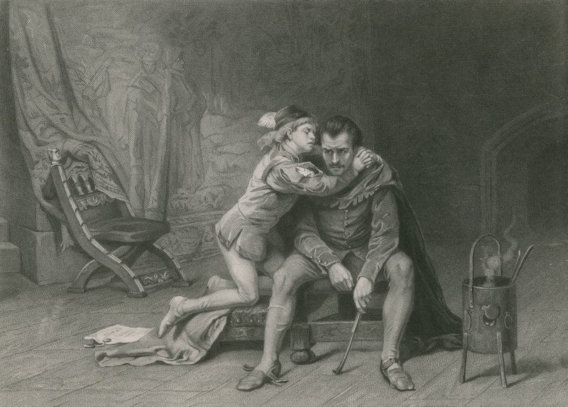 Príncipe Arthur e Hubert, o rei John de Laslett John Pott