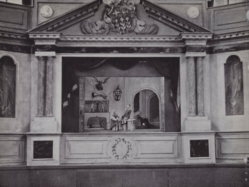 Marionette Theatre, Eton (foto a p/b) de Laszlo Moholy Nagy