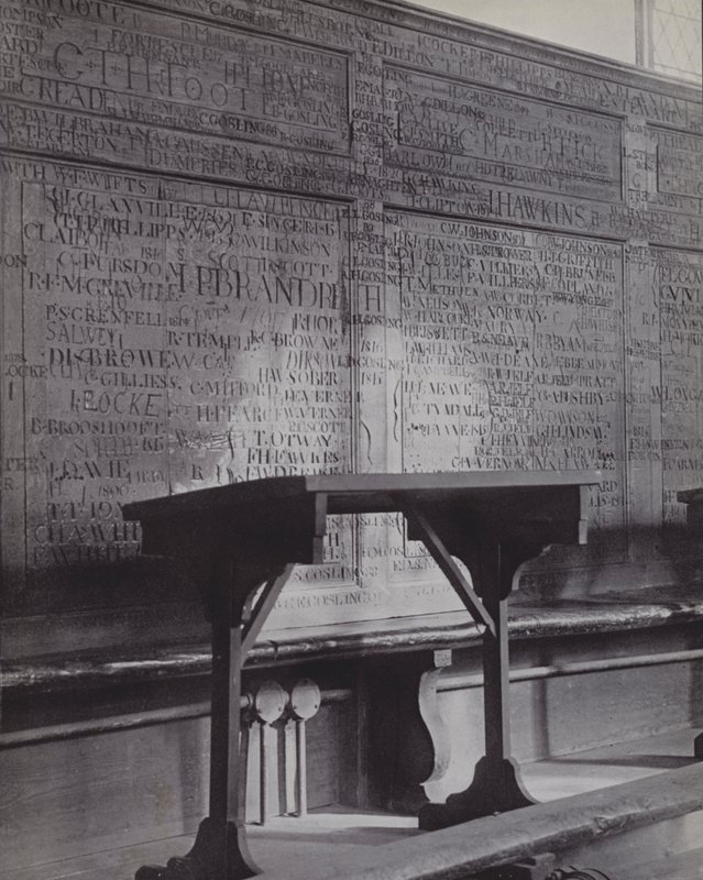 Upper School, Eton, The Gosling Panel (foto a p/b) de Laszlo Moholy Nagy