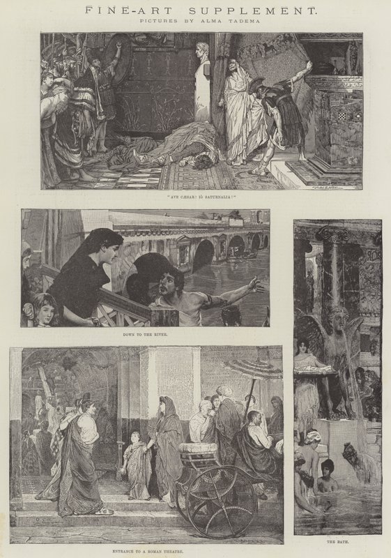 Suplemento de belas artes de Lawrence Alma Tadema