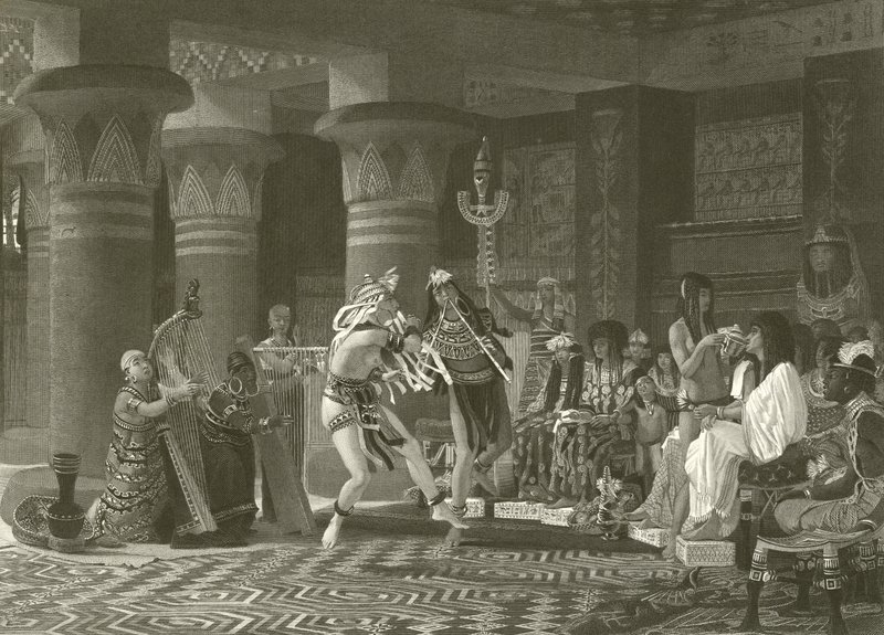 Passatempo no antigo Egito de Lawrence Alma Tadema