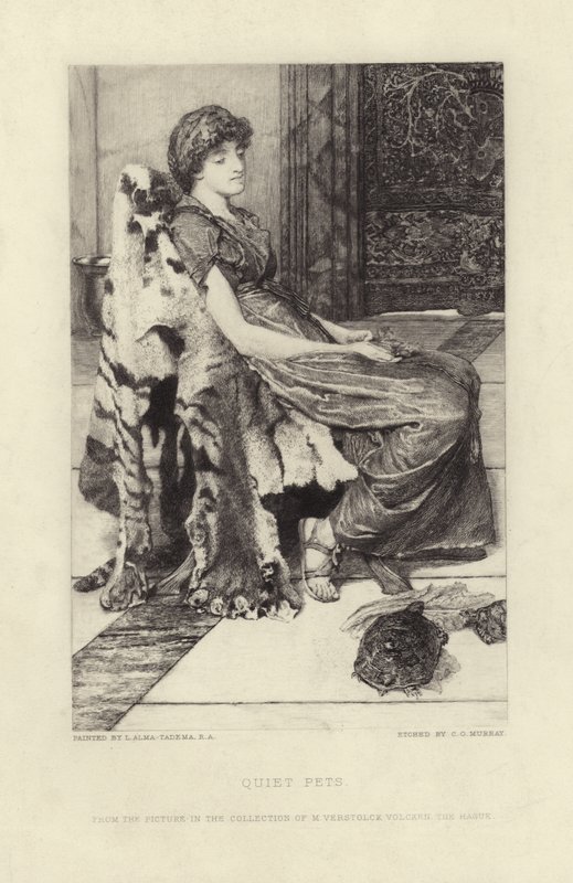 Animais Silenciosos de Lawrence Alma Tadema