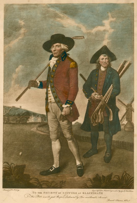 Golfe; dedicado pelo artista à Sociedade de Cofres em Blackheath de Lemuel Francis Abbott