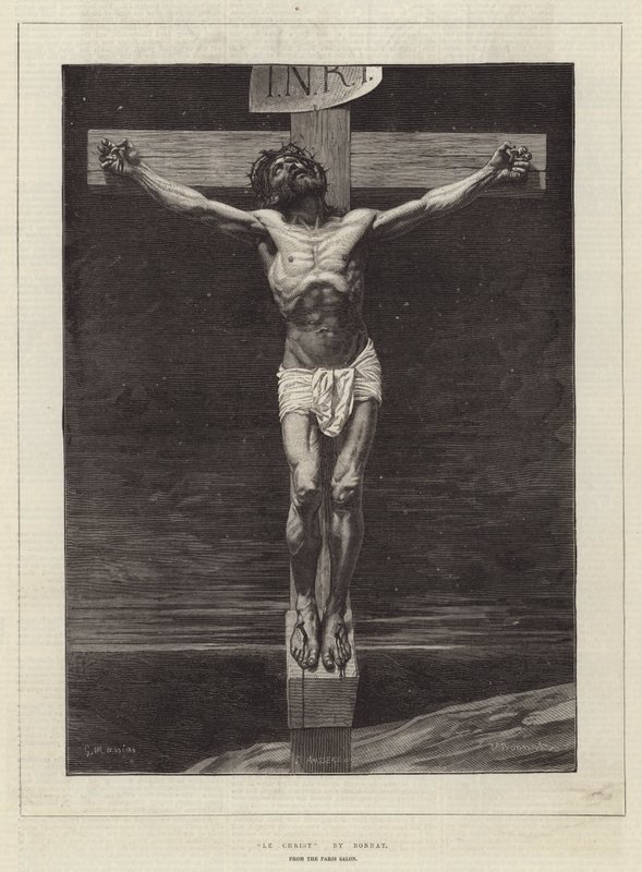 Le Christ, do salão de Paris de Leon Joseph Florentin Bonnat