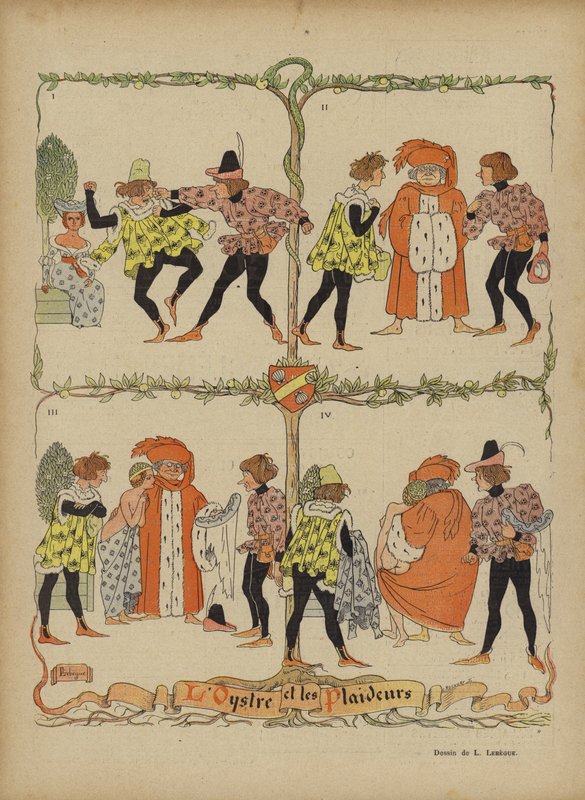 Ilustração para o riso de Leon Lebegue