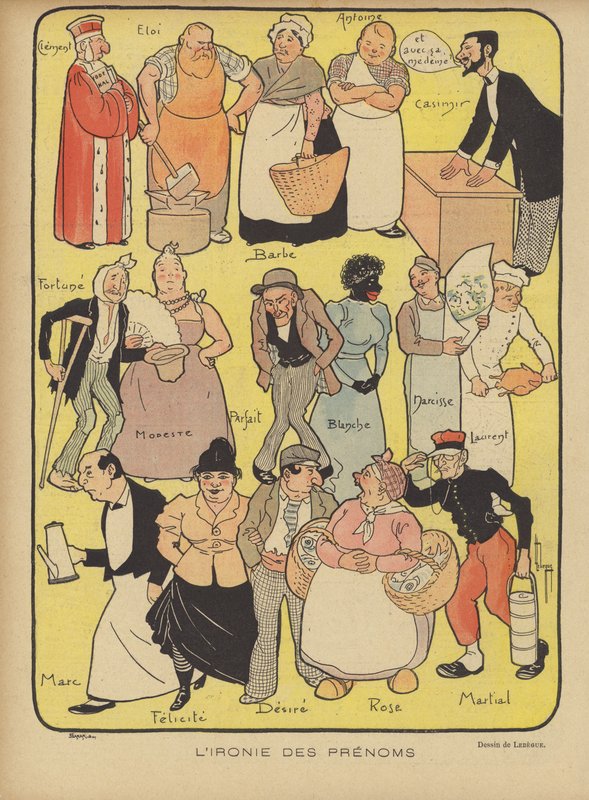 Ilustração para o riso de Leon Lebegue