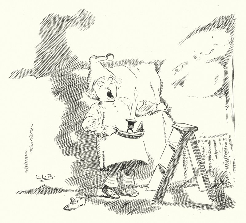Deedle, deedle, dumpling, meu filho John (gravura) de Leonard Leslie Brooke