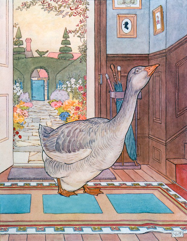 Goosey, ganso de ganso de Leonard Leslie Brooke