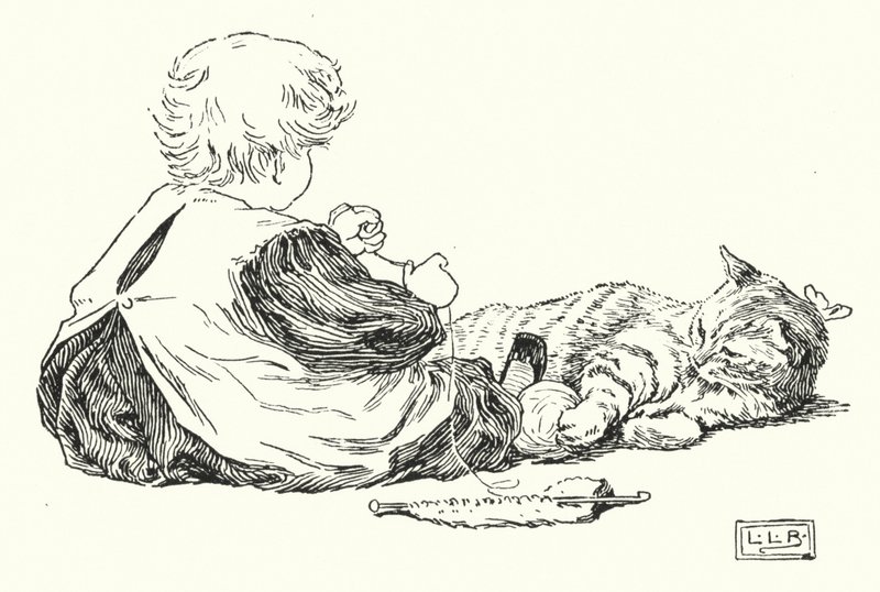 Adoro ratas, o casaco dela é tão quente (gravura) de Leonard Leslie Brooke