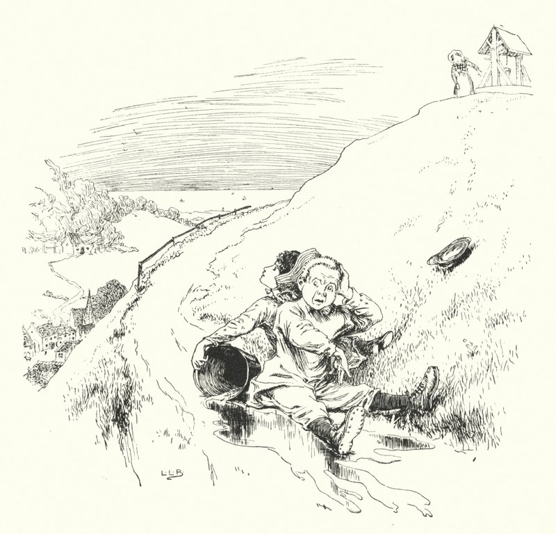Jack e Jill subiram a colina (gravura) de Leonard Leslie Brooke