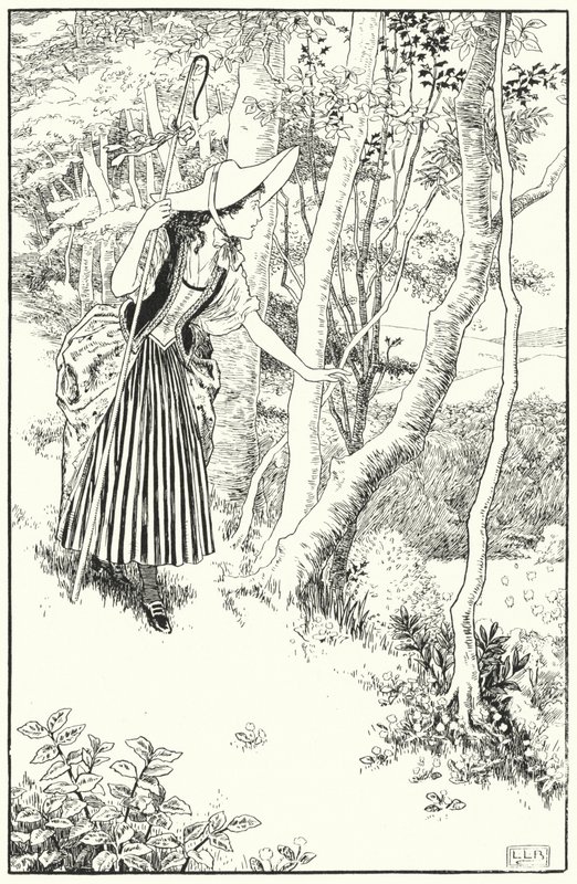 Little Bo-Peep (gravura) de Leonard Leslie Brooke