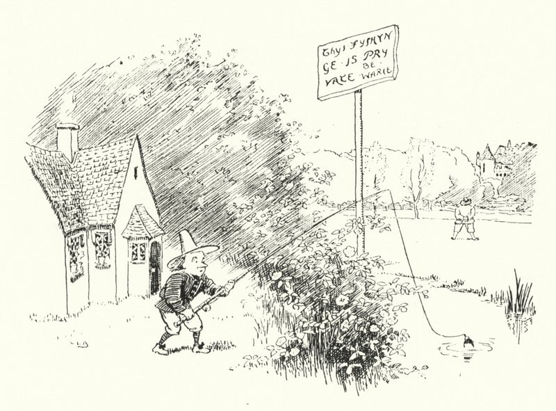 Pequeno Tommy Tittlemouse (gravura) de Leonard Leslie Brooke