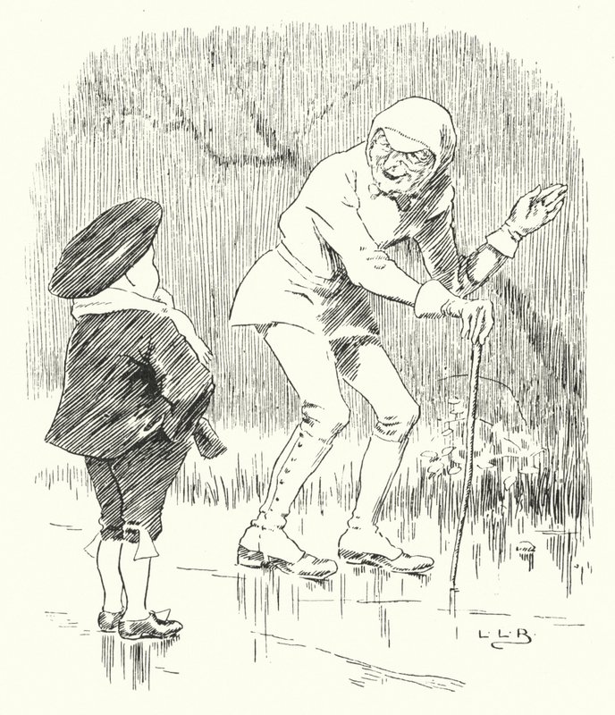 Uma manhã nublada, quando o tempo estava nublado (gravura) de Leonard Leslie Brooke