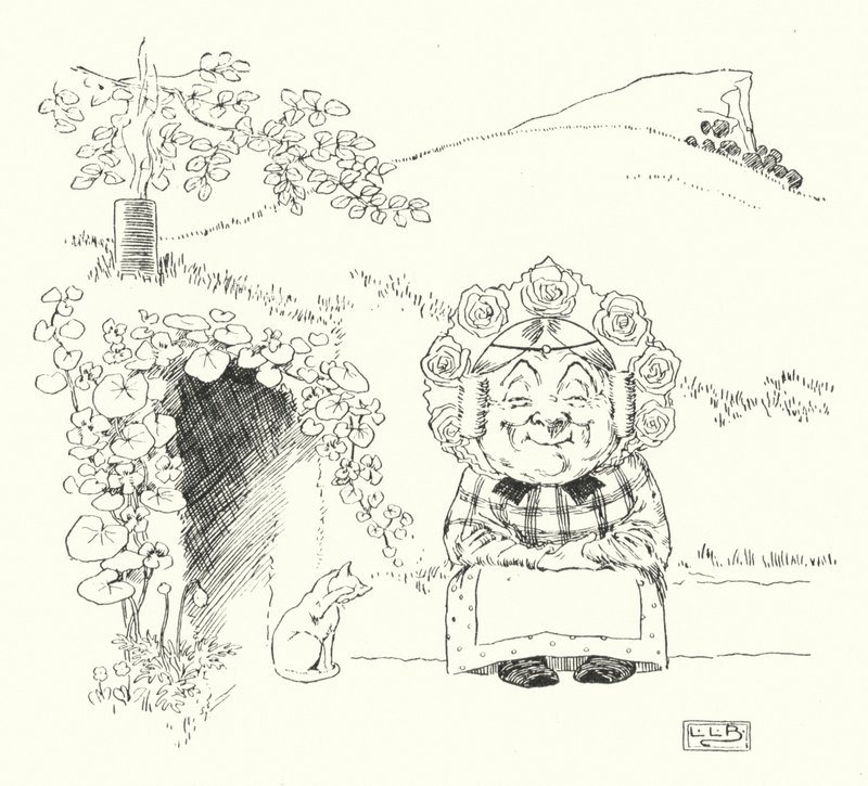 Havia uma mulher velha, que vivia debaixo de uma colina (gravura) de Leonard Leslie Brooke