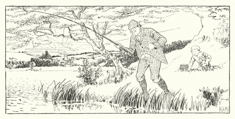 Quando o vento está no leste (gravura) de Leonard Leslie Brooke