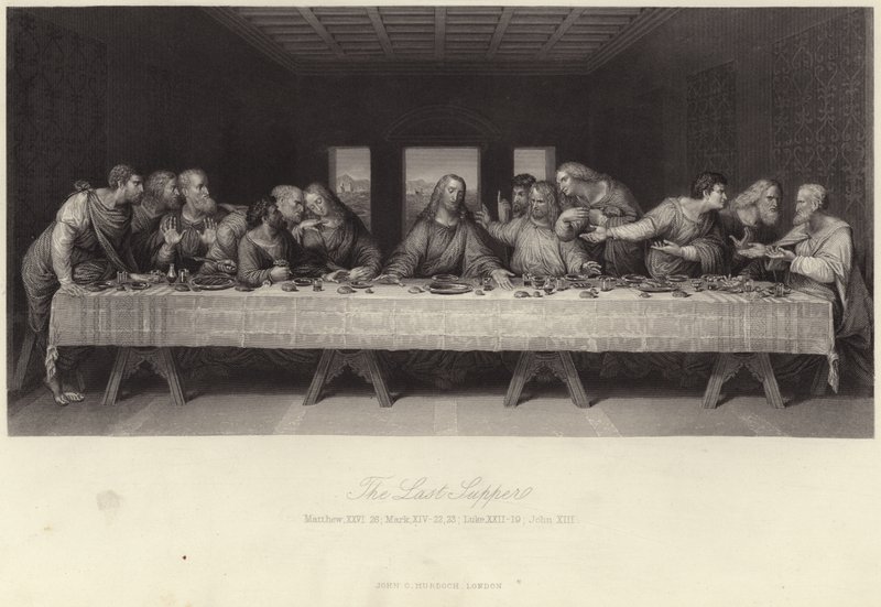 A última Ceia de Leonardo da Vinci