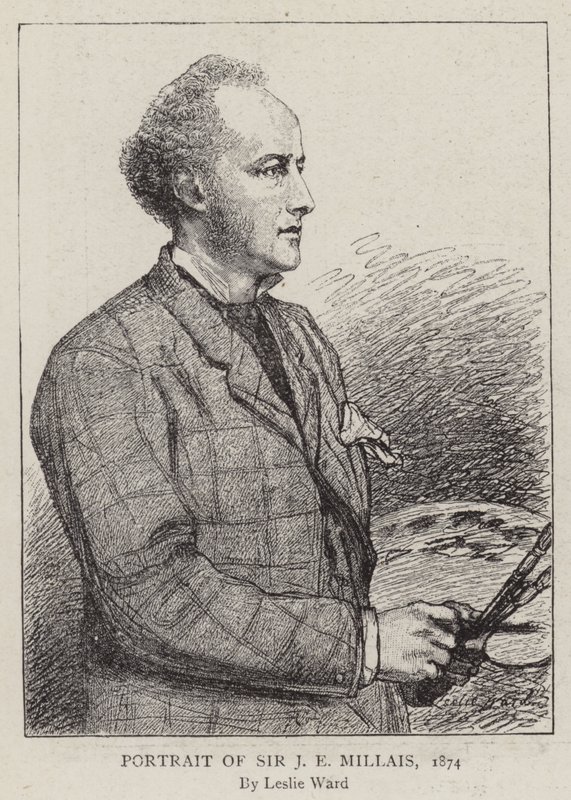 Retrato de Sir JE Millais, 1874 de Leslie Matthew Ward