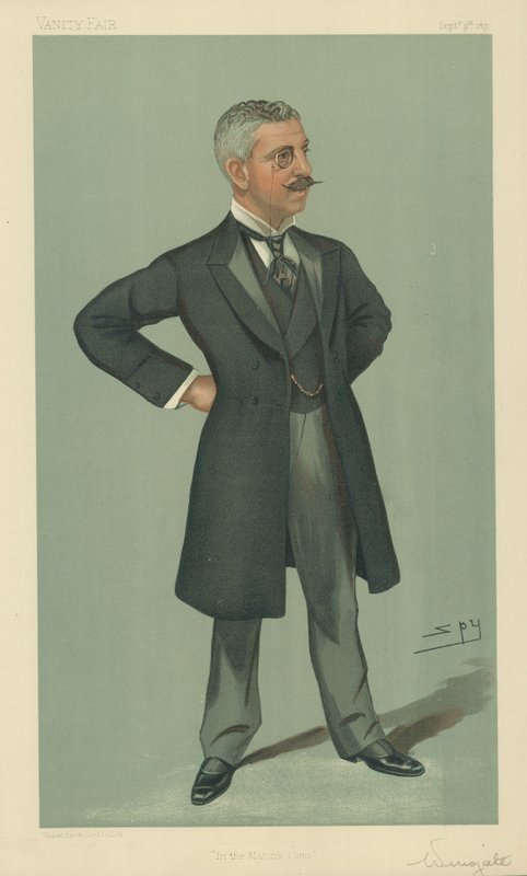 Coronel Francis Reginald Wingate, No Campo do Madhi, 9 de setembro de 1897, desenho animado da Vanity Fair de Leslie Matthew Ward