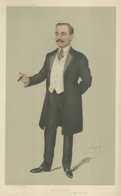 Conde albert mensdorff de Leslie Matthew Ward