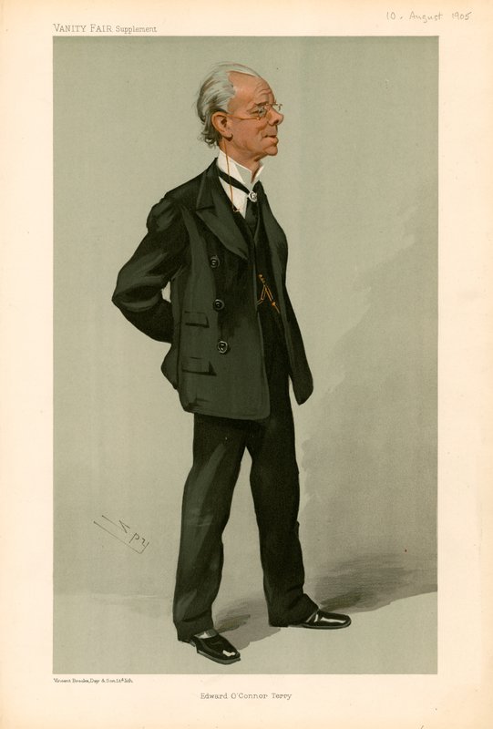 Edward O&39;Connor Terry, desenho animado da Vanity Fair, 10 de agosto de 1905 de Leslie Matthew Ward