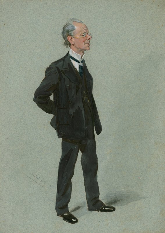 Edward O&39;Connor Terry, desenho animado da Vanity Fair, 10 de agosto de 1905, obra de arte original de Leslie Matthew Ward