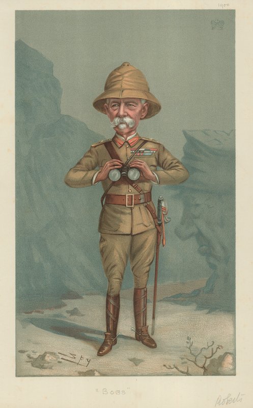 Marechal de Campo Lord Roberts, Bobs, 21 de junho de 1900, desenho animado da Vanity Fair de Leslie Matthew Ward