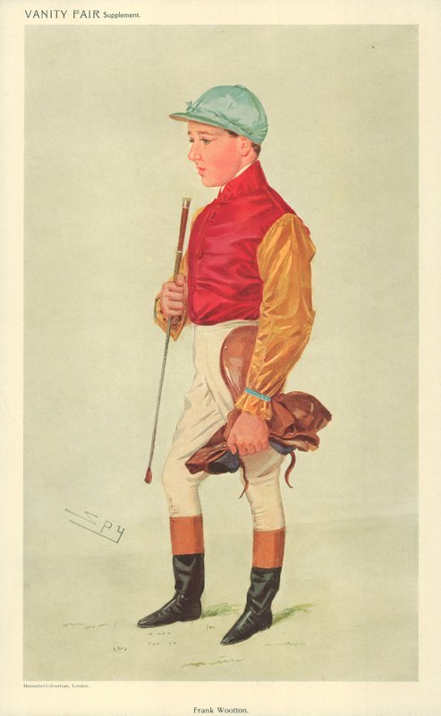 Frank Wooton, 8 de setembro de 1909, desenho animado da Vanity Fair de Leslie Matthew Ward