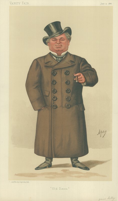 James Selby, Old Times, 12 de junho de 1886, cartoon da Vanity Fair de Leslie Matthew Ward