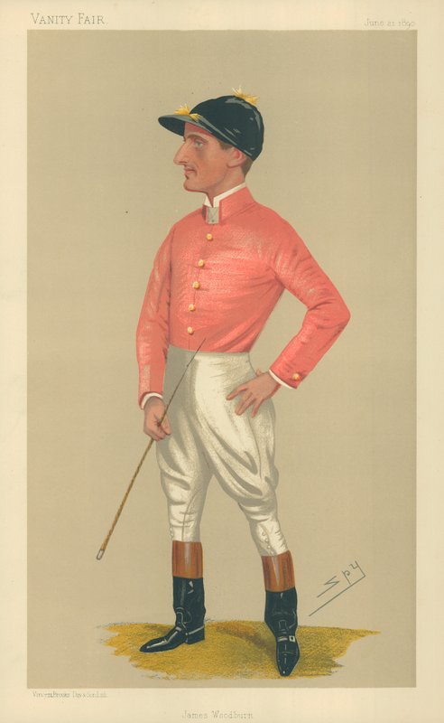 James Woodburn, 21 de junho de 1890, desenho animado da Vanity Fair de Leslie Matthew Ward