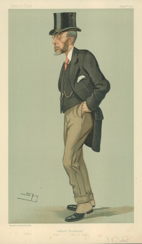 John Gilbert Talbot, Universidade de Oxford, 8 de julho de 1897, desenho animado da Vanity Fair de Leslie Matthew Ward