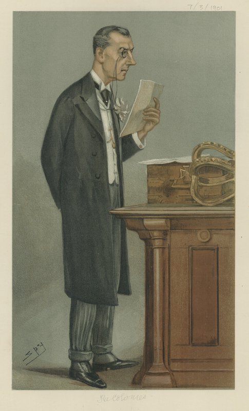 Joseph Chamberlain (cor litho) de Leslie Matthew Ward