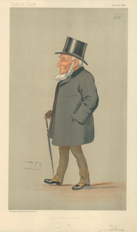 Lord Thring, Ele escreveu sobre empresas, 29 de junho de 1893, cartoon Vanity Fair de Leslie Matthew Ward