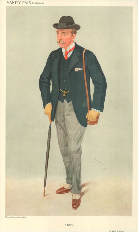 Sr. J Reid Walker, John, 12 de maio de 1909, desenho animado da Vanity Fair de Leslie Matthew Ward